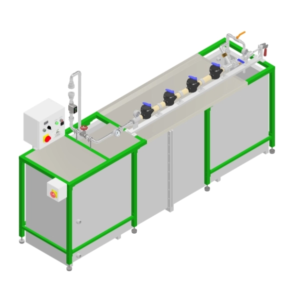 Banco para ensayo de desgaste acelerado