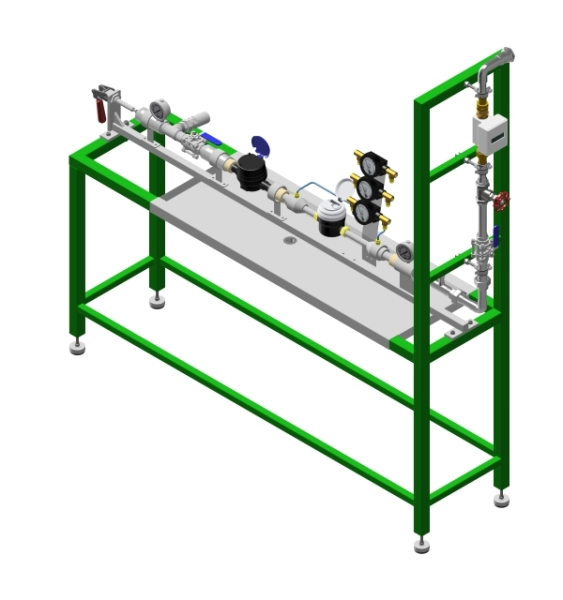 Banco para medición de caída de presión