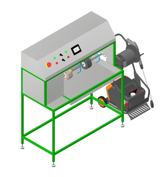 Estación de lavado de medidores